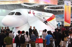 The C919 prototype, with a single-aisle jet and a seating capacity of up to 190 passengers, is the country’s first large homegrown passenger jet. 