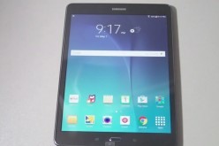 The homescreen of Samsung Galaxy Tab A showcases the various shortcut icons and the time on the device.