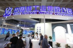 A China National Nuclear Corp. booth at an industrial expo in Beijing.