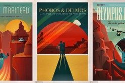 SpaceX Mars tourism poster series