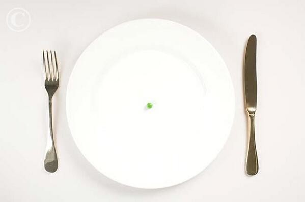 one pea on plate