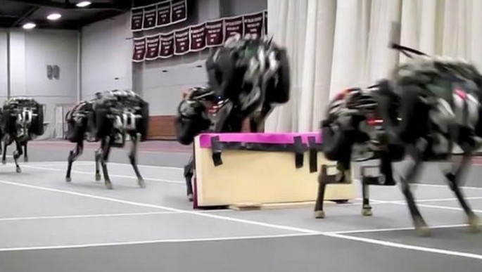 MIT's robot cheetah jumps