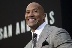 Cast member Dwayne Johnson poses at the premiere of 