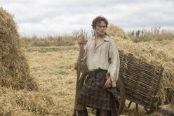 Sam Heughan plays the role of Jamie Fraser in the television show ''Outlander'.'