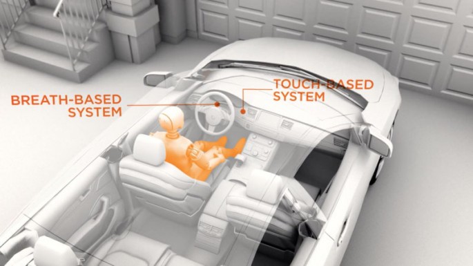 Driver Alcohol Detection System for Safety 