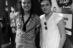 Brooklyn Beckham With Harry Styles Of One Direction