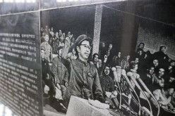 A photo of Jiang Qing, Mao Zedong’s wife, is displayed at a museum in Shantou, Guangdong Province. Qing is said to be one of several political figures whose speeches are being digitized by the CRC.