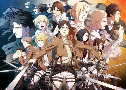 The characters of "Attack on Titan'
