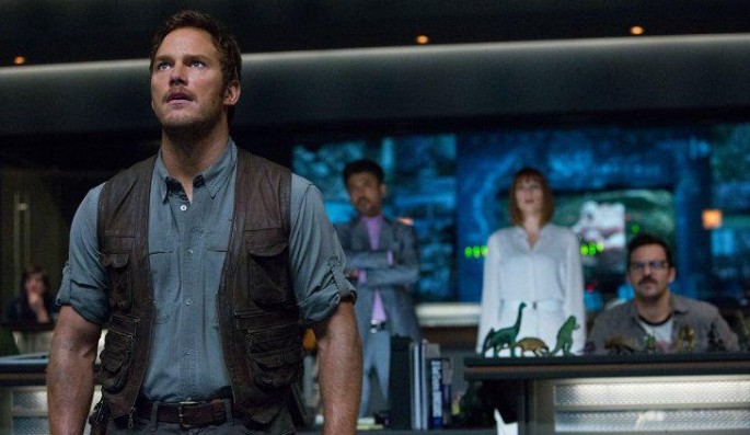 Chris Pratt and Bryce Dallas Howard star in "Jurassic World." The movie continues to dominate box-office standings in China and around the world.