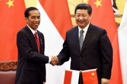 Indonesian President Joko Widodo meets with President Xi Jinping at Beijing in March, inviting Chinese firms to support infrastructure projects in Indonesia. 