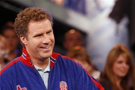 Kristin Wiig's "A Deadly Adoption" co-star Will Ferrell is interviewed at the MuchMusic television station to promote his new movie ''Semi-Pro'' in Toronto on February 27, 2008.