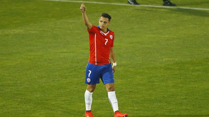 Chile's Alexis Sanchez (#7)