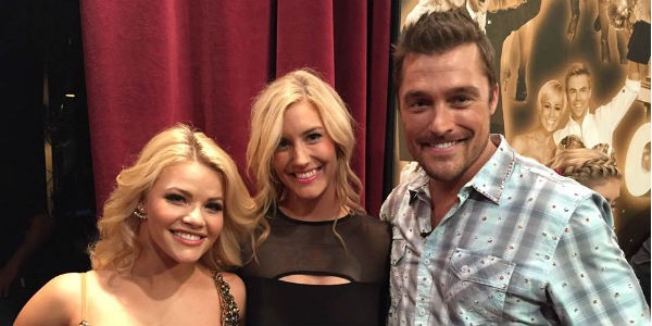 Witney Carson, Whitney Bischoff and Chris Soules