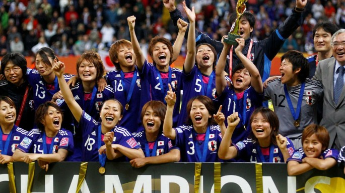 Japan women's national football team during the 2011 FIFA Women's World Cup