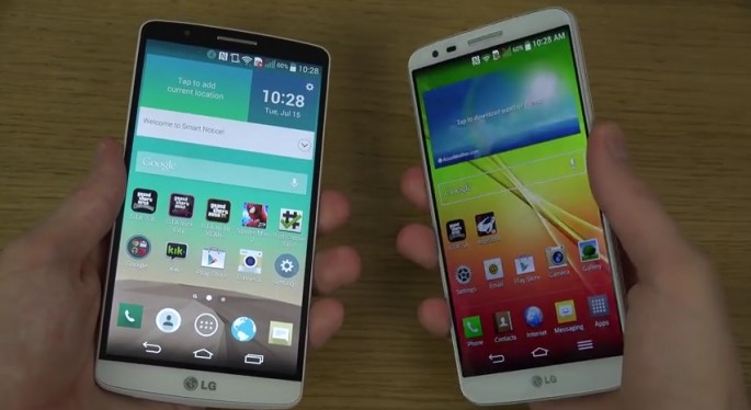 LG G3 and LG G2