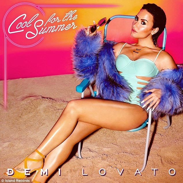 Demi Lovato unveiled the cover art of her new upcoming single "Cool For The Summer."