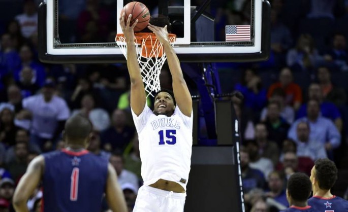 Jahlil Okafor was taken by the Philadelphia 76ers as the No.3 overall pick in the draft. 