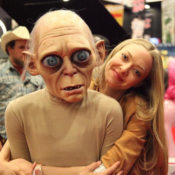 Amanda Seyfried is cool about running gags in "Ted 2" comparing her big eyes to those of "Lord of the Rings" character Gollum.
