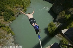 Overcome your fear of falling in bungee jumping.