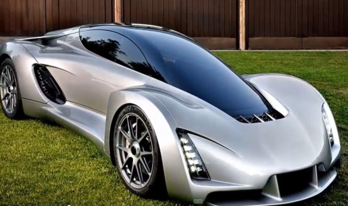 Blade Supercar From Divergent Microfactories