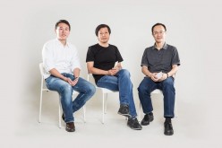 (L-R) Xiaomi's new CFO Shou Zi Chew, CEO Lei Jun and President Bin Lin.