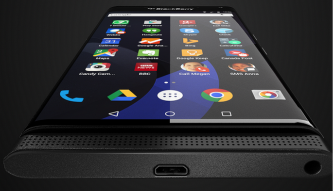 Blackberry created a new device with Android operating system.