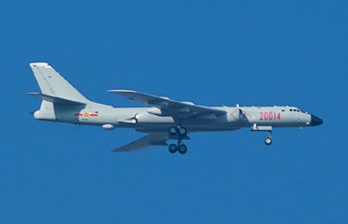 China's H-6 bomber is based on the Soviet-era Tu-16 Badger, which was designed in the 1950s and retired by Russia in the early 1990s.