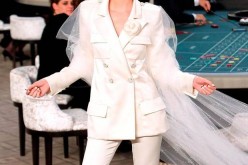 Chanel 'Bride' Kendall Jenner Posing On Casino Inspired Runway