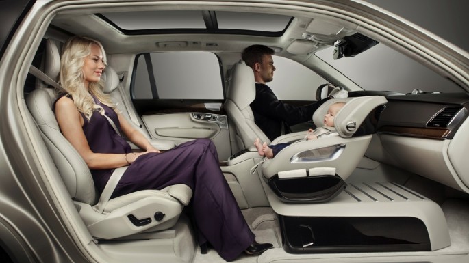 Volvo showcases new baby seat for enhanced safety and security