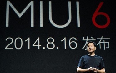 Lei Jun, CEO of Chinese smartphone manufacturer Xiaomi, introduces the R&D process of Xiaomi products during its annual new product release conference held in Beijing, July 22, 2014.