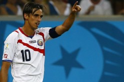 Costa Rica midfielder Bryan Ruiz