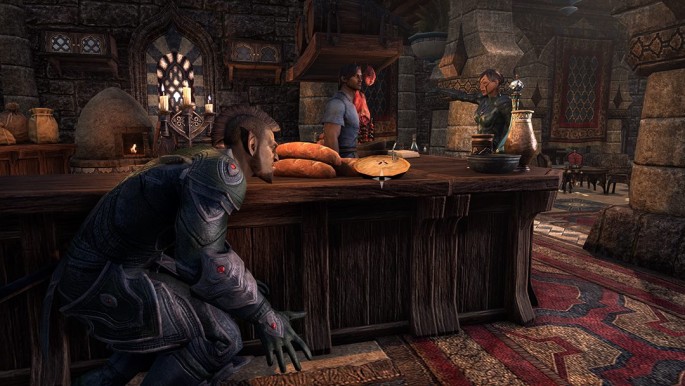 A screenshot from the game "Elder Scrolls."