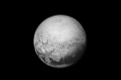 Tantalizing signs of geology on Pluto are revealed in this image from New Horizons taken on July 9, 2015 from 3.3 million miles (5.4 million kilometers) away.