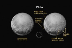 On July 11, 2015, New Horizons captured a world that is growing more fascinating by the day. For the first time on Pluto, this view reveals linear features that may be cliffs, as well as a circular feature that could be an impact crater.
