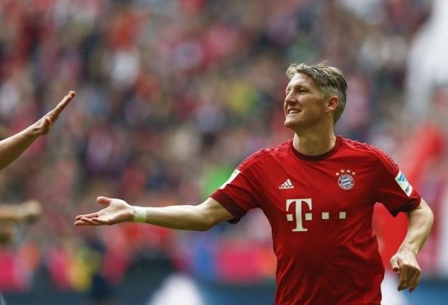 Bayern Munich's Bastian Schweinsteiger