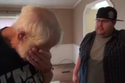 Angry Grandpa's Sweet Reaction To Son Surprising Him With A New House