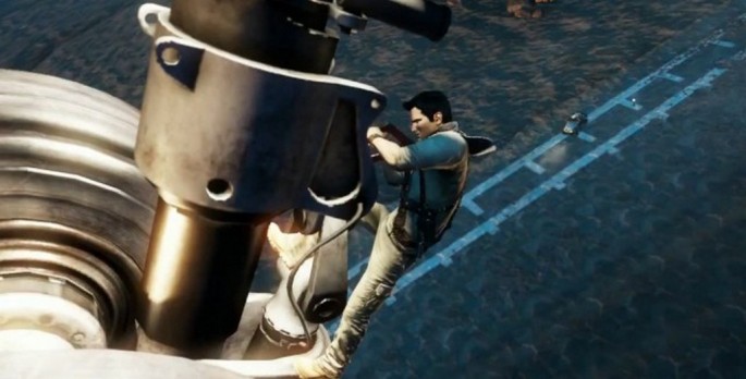 Uncharted 3: Drake's Deception Cargo Scene