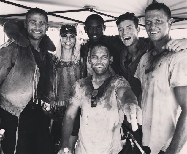 Cody Walker On The Sets Of 'USS Indianapolis'