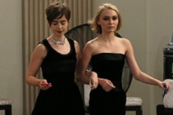 Lily-Rose Depp and Lily Collins walk for Chanel Haute Couture show