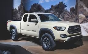 The 2016 Toyota Tacoma pickup truck is unveiled during the first press preview day of the North American International Auto Show in Detroit, Michigan, January 12, 2015. 