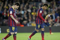 Barcelona's Lionel Messi (L) and Neymar will be absent for the whole 2015 International Champions Cup series.