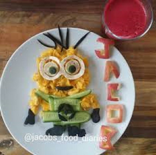 Aussie Mom Turns Healthy Food Into Her Child's Favorite Characters
