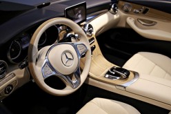 Interior view of the new Mercedes-Benz C-Class Coupe