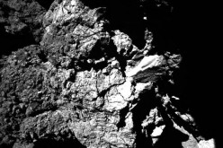 This well-lit image was acquired by Philae’s CIVA camera 4 at the final landing site Abydos, on the small lobe of Comet 67P/Churyumov–Gerasimenko, on 13 November 2014.