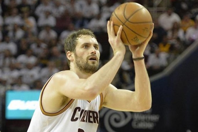 Kevin Love with Cleveland Cavaliers