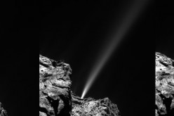A short-lived outburst from Comet 67P/Churyumov–Gerasimenko was captured by Rosetta’s OSIRIS narrow-angle camera on 29 July 2015. 