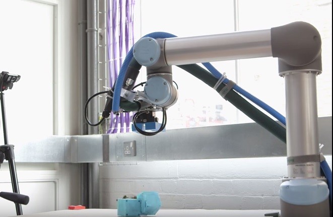 A mother robot can build children robots and keeps the best designs and disassembles the rest.