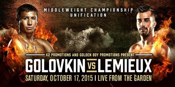 Golovkin vs Lemieux Promo Photo 