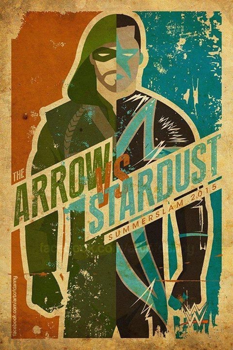 Stardust (Cody Rhodes) and Arrow (Stephen Amell) will battle it out at the "WWE Summerslam" on WWE Network. 