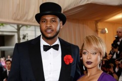 Carmelo Anthony and wife Lala